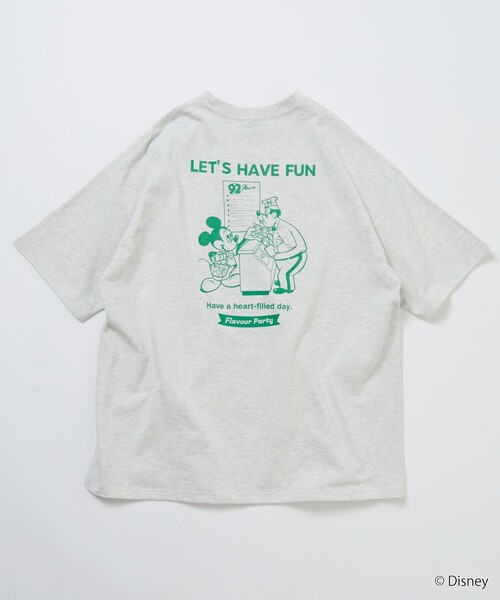 FREAK'S STORE（フリークスストア）の「限定展開/DISNEY ディズニー/ミッキーマウス/ 別注 ビッグシルエット バックプリントTシャツ/HAVE FUN（Tシャツ/カットソー・メンズ・ピンク/ホワイト/アッシュグレー/スミクロ・LARGE/MEDIUM/SMALL）」の14枚目の写真