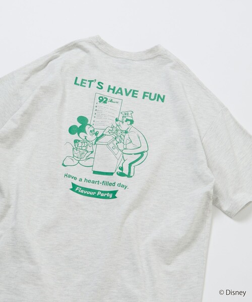 FREAK'S STORE（フリークスストア）の「限定展開/DISNEY ディズニー/ミッキーマウス/ 別注 ビッグシルエット バックプリントTシャツ/HAVE FUN（Tシャツ/カットソー・メンズ・ピンク/ホワイト/アッシュグレー/スミクロ・LARGE/MEDIUM/SMALL）」の15枚目の写真