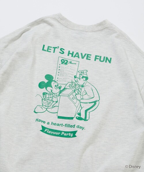 FREAK'S STORE（フリークスストア）の「限定展開/DISNEY ディズニー/ミッキーマウス/ 別注 ビッグシルエット バックプリントTシャツ/HAVE FUN（Tシャツ/カットソー・メンズ・ピンク/ホワイト/アッシュグレー/スミクロ・LARGE/MEDIUM/SMALL）」の16枚目の写真