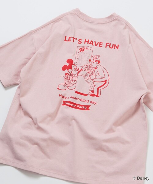 FREAK'S STORE（フリークスストア）の「限定展開/DISNEY ディズニー/ミッキーマウス/ 別注 ビッグシルエット バックプリントTシャツ/HAVE FUN（Tシャツ/カットソー・メンズ・ピンク/ホワイト/アッシュグレー/スミクロ・LARGE/MEDIUM/SMALL）」の22枚目の写真