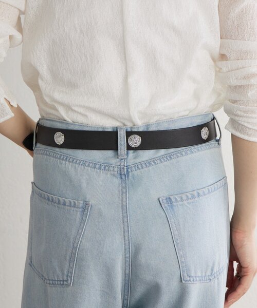 BEARDSLEY（ビアズリー）の「コインベルト《本革》（ベルト・レディース・ブラウン/ブラック・FREE）」の7枚目の写真