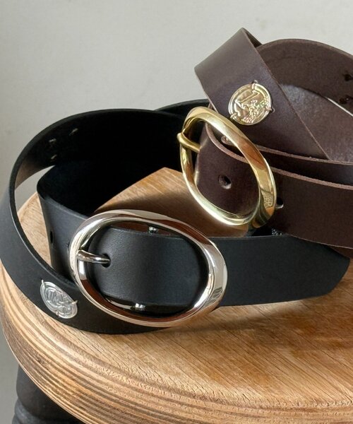 BEARDSLEY（ビアズリー）の「コインベルト《本革》（ベルト・レディース・ブラウン/ブラック・FREE）」の12枚目の写真