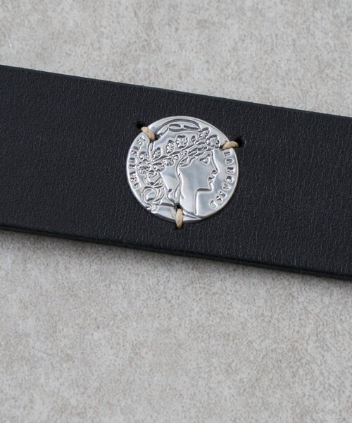 BEARDSLEY（ビアズリー）の「コインベルト《本革》（ベルト・レディース・ブラウン/ブラック・FREE）」の18枚目の写真
