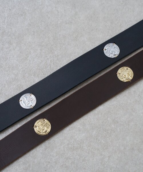 BEARDSLEY（ビアズリー）の「コインベルト《本革》（ベルト・レディース・ブラウン/ブラック・FREE）」の22枚目の写真