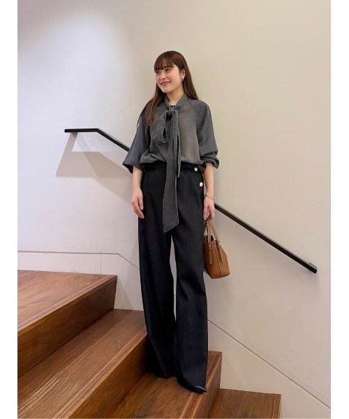 allureville（アルアバイル）の「【WEB・ルミネ別注】デニムライクマリンパンツ（その他パンツ・レディース・ブラック系その他・2/1/0）」の15枚目の写真