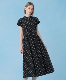 ペイントフラワープリントフレア ワンピース（ワンピース）｜ANAYI