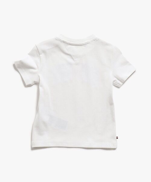 TOMMY HILFIGER（トミーヒルフィガー）の「BABY トミーアウトラインショートスリーブTシャツ（Tシャツ/カットソー・キッズ・ホワイト・90cm/80ｃｍ/70cm）」の2枚目の写真