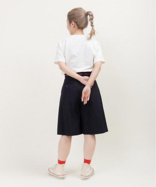 CHILD WOMAN（チャイルドウーマン）の「16/-空紡糸天竺 犬の鼓笛隊プリントTシャツ（Tシャツ/カットソー・レディース・ピンク/サックスブルー/ホワイト・FREE）」の20枚目の写真