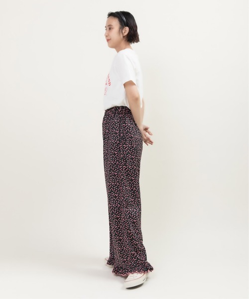 CHILD WOMAN（チャイルドウーマン）の「16/-空紡糸天竺 犬の鼓笛隊プリントTシャツ（Tシャツ/カットソー・レディース・ピンク/サックスブルー/ホワイト・FREE）」の13枚目の写真