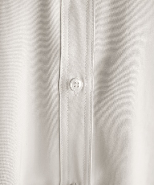 STYLE DELI（スタイルデリ）の「【LUXE】しっとり落ち感ニュアンスシャツ（シャツ/ブラウス・レディース・アイボリー・FREE）」の3枚目の写真