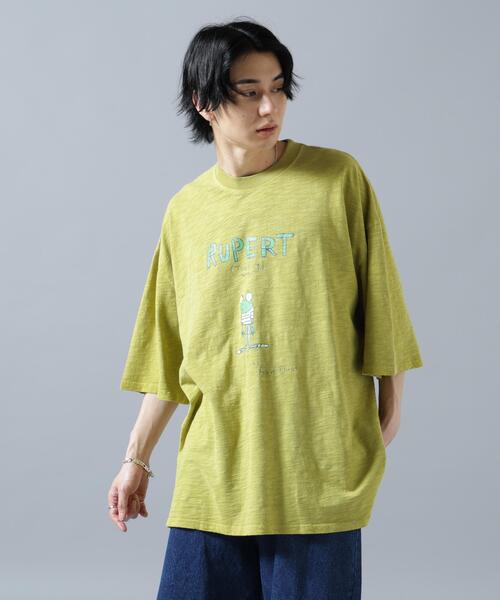 DANKE SCHON（ダンケシェーン）の「【WEB&DEPOT限定】DankeSchon/ダンケシェーン/FROG S/S T-SHIRTS（Tシャツ/カットソー・メンズ・イエロー・M/L/S）」の14枚目の写真