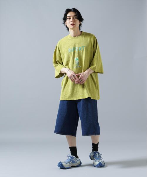 DANKE SCHON（ダンケシェーン）の「【WEB&DEPOT限定】DankeSchon/ダンケシェーン/FROG S/S T-SHIRTS（Tシャツ/カットソー・メンズ・イエロー・M/L/S）」の4枚目の写真