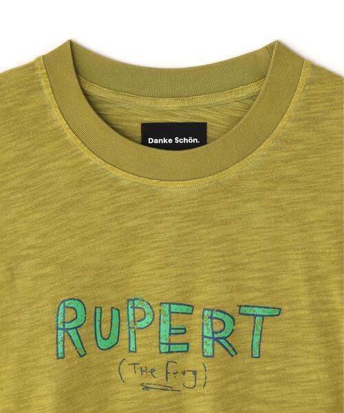 DANKE SCHON（ダンケシェーン）の「【WEB&DEPOT限定】DankeSchon/ダンケシェーン/FROG S/S T-SHIRTS（Tシャツ/カットソー・メンズ・イエロー・M/L/S）」の8枚目の写真