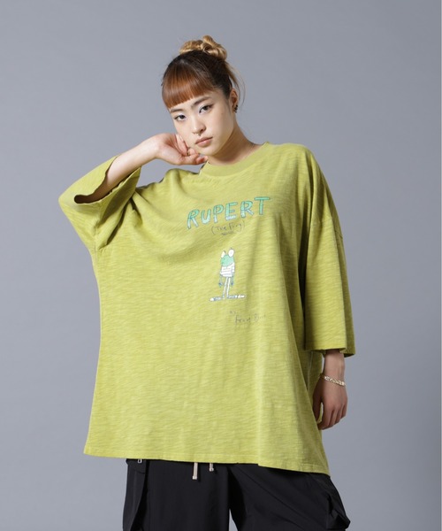 DANKE SCHON（ダンケシェーン）の「【WEB&DEPOT限定】DankeSchon/ダンケシェーン/FROG S/S T-SHIRTS（Tシャツ/カットソー・メンズ・イエロー・M/L/S）」の15枚目の写真