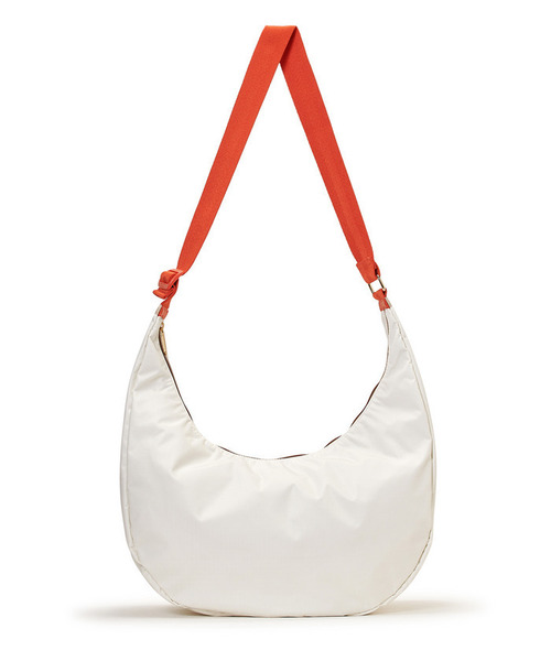 LeSportsac（レスポートサック）の「LG HAMMOCK ADJ BAG メレンゲ/マンダリンウェビング（ショルダーバッグ・レディース・ホワイト・FREE）」の9枚目の写真