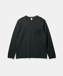【 日本製・USコットン長袖Tシャツ 】Jackman X Lavenham Cotton Quilt Pocket L/S T-shirt Mens / ジャックマン コットン キルト ポケット ロングスリーブ ティーシャツ メンズ