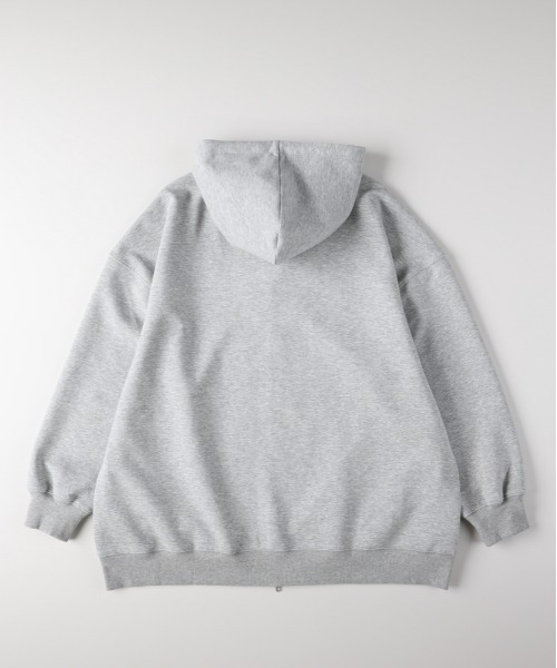 Right-on(ライトオン)の「【HONEYSUCKLE ROSE】ダンボールビッグパーカー (軽量 / 保温 / ミニマルシルエット)(パーカー・レディース・グレー/ブラック/キナリ・M/L/S)」の10枚目の写真