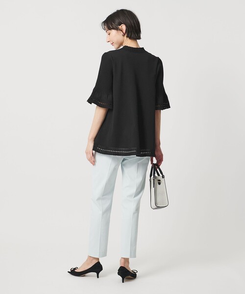 UNITED ARROWS(ユナイテッドアローズ)の「Vネック ニットチュニック(ニット/セーター・レディース・ブラック/ダークグレー/ネイビー・FREE)」の12枚目の写真