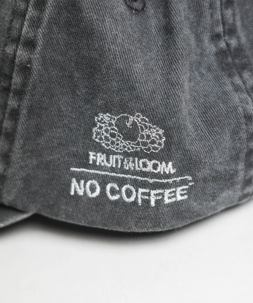 NO COFFEE（ノーコーヒー）の「【RES】【FRUIT OF THE LOOM x NO COFFEE】Baseball Low Cap Pigment（キャップ・メンズ・チャコールグレー/ブラック/ベージュ・FREE）」の10枚目の写真
