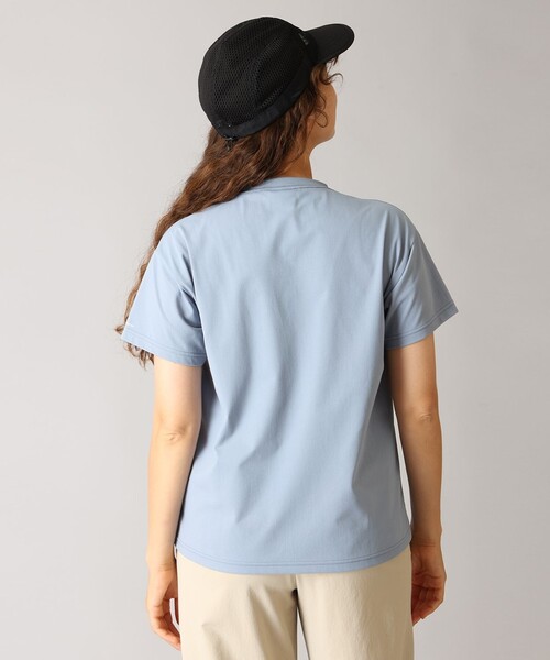 Columbia(コロンビア)の「UVカット 速乾 Columbia/ウィメンズ ツイードキャナルポケット ショートスリーブTシャツ/コロンビア(Tシャツ/カットソー・レディース・ブルー/ブラック/ブラウン/ホワイト・S/M/XL/L)」の9枚目の写真