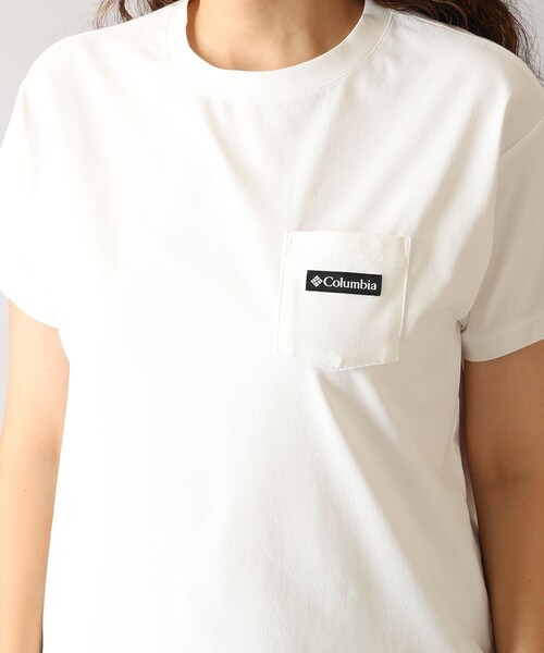 Columbia(コロンビア)の「UVカット 速乾 Columbia/ウィメンズ ツイードキャナルポケット ショートスリーブTシャツ/コロンビア(Tシャツ/カットソー・レディース・ブルー/ブラック/ブラウン/ホワイト・S/M/XL/L)」の14枚目の写真