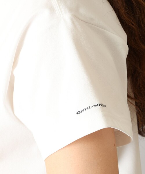 Columbia(コロンビア)の「UVカット 速乾 Columbia/ウィメンズ ツイードキャナルポケット ショートスリーブTシャツ/コロンビア(Tシャツ/カットソー・レディース・ブルー/ブラック/ブラウン/ホワイト・S/M/XL/L)」の17枚目の写真