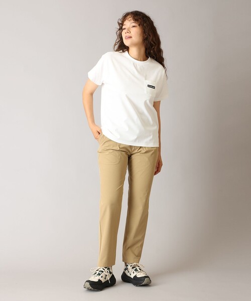 Columbia(コロンビア)の「UVカット 速乾 Columbia/ウィメンズ ツイードキャナルポケット ショートスリーブTシャツ/コロンビア(Tシャツ/カットソー・レディース・ブルー/ブラック/ブラウン/ホワイト・S/M/XL/L)」の22枚目の写真