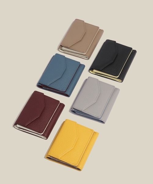 E'POR(エポール)の「【E'POR】JUDD Wallet Mini(三つ折りミニ財布)(財布・レディース・ワイン/サックスブルー/イエロー/ブラック/ベージュ系その他/ライトグレー・FREE)」の22枚目の写真