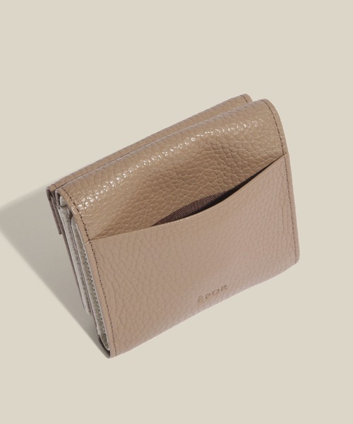E'POR(エポール)の「【E'POR】JUDD Wallet Mini(三つ折りミニ財布)(財布・レディース・ワイン/サックスブルー/イエロー/ブラック/ベージュ系その他/ライトグレー・FREE)」の19枚目の写真
