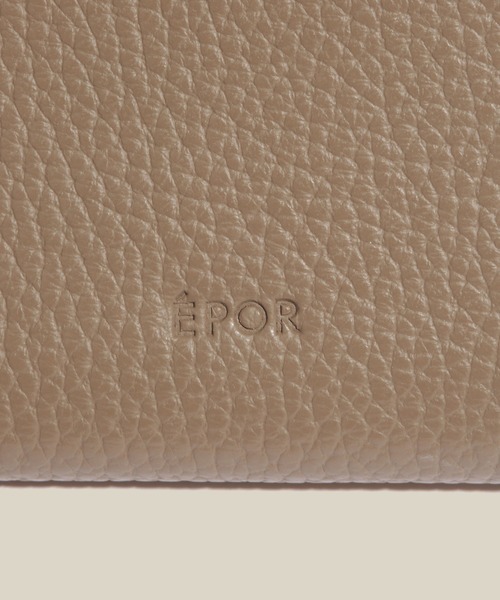 E'POR(エポール)の「【E'POR】JUDD Wallet Mini(三つ折りミニ財布)(財布・レディース・ワイン/サックスブルー/イエロー/ブラック/ベージュ系その他/ライトグレー・FREE)」の10枚目の写真