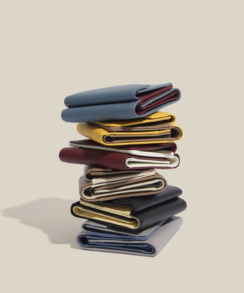 E'POR(エポール)の「【E'POR】JUDD Wallet Mini(三つ折りミニ財布)(財布・レディース・ワイン/サックスブルー/イエロー/ブラック/ベージュ系その他/ライトグレー・FREE)」の12枚目の写真
