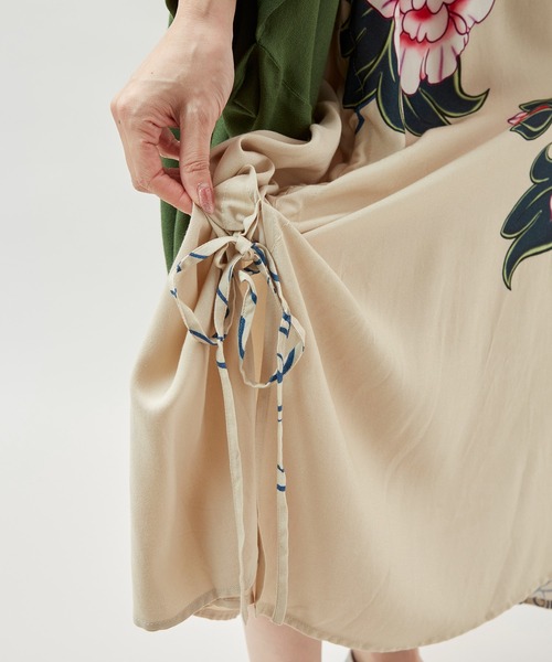 チャイハネ（チャイハネ）の「【チャイハネ】ペマルノースリーブワンピース＆UVカーディガン2点セット（ワンピース・レディース・オレンジ/ベージュ/ネイビー・FREE）」の21枚目の写真