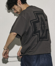 PENDLETON（ペンドルトン）の「PENDLETON/ペンドルトン 別注 バックプリント スピンドルTシャツ/ソロテックス×カルキュロ素材/吸汗速乾/軽量/ドライタッチ（Tシャツ/カットソー）」