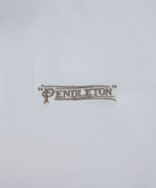 PENDLETON（ペンドルトン）の「PENDLETON/ペンドルトン 別注 バックプリント スピンドルTシャツ/ソロテックス×カルキュロ素材/吸汗速乾/軽量/ドライタッチ（Tシャツ/カットソー・メンズ・ホワイト/チャコールグレー/ブラック/オフホワイト/オリーブ/マスタード・SMALL/MEDIUM/LARGE）」の20枚目の写真