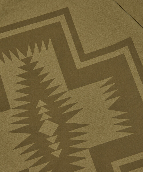 PENDLETON（ペンドルトン）の「PENDLETON/ペンドルトン 別注 バックプリント スピンドルTシャツ/ソロテックス×カルキュロ素材/吸汗速乾/軽量/ドライタッチ（Tシャツ/カットソー・メンズ・ホワイト/チャコールグレー/ブラック/オフホワイト/オリーブ/マスタード・SMALL/MEDIUM/LARGE）」の18枚目の写真