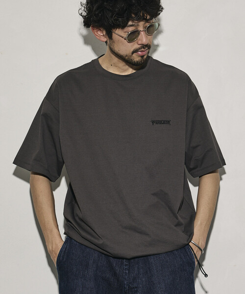 PENDLETON（ペンドルトン）の「PENDLETON/ペンドルトン 別注 バックプリント スピンドルTシャツ/ソロテックス×カルキュロ素材/吸汗速乾/軽量/ドライタッチ（Tシャツ/カットソー・メンズ・ホワイト/チャコールグレー/ブラック/オフホワイト/オリーブ/マスタード・SMALL/MEDIUM/LARGE）」の12枚目の写真