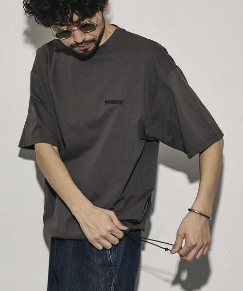 PENDLETON（ペンドルトン）の「PENDLETON/ペンドルトン 別注 バックプリント スピンドルTシャツ/ソロテックス×カルキュロ素材/吸汗速乾/軽量/ドライタッチ（Tシャツ/カットソー・メンズ・ホワイト/チャコールグレー/ブラック/オフホワイト/オリーブ/マスタード・SMALL/MEDIUM/LARGE）」の10枚目の写真