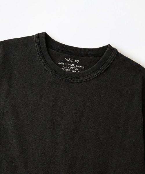OUTSTANDING(アウトスタンディング)の「VINTAGE WASHING T-SHIRT_VINTAGE CHARCOAL(Tシャツ/カットソー・メンズ・その他・S/M/L)」の3枚目の写真