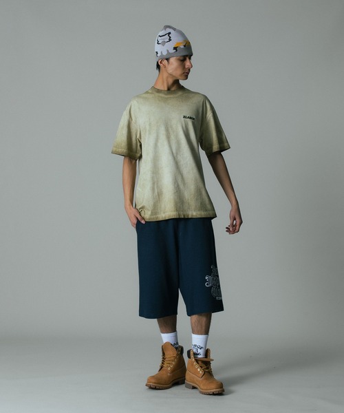 XLARGE(エクストララージ)の「STANDARD LOGO FADE S/S TEE(Tシャツ/カットソー・メンズ・オリーブ/パープル/ブラック・S/M/L/XL)」の6枚目の写真