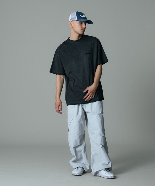 XLARGE(エクストララージ)の「STANDARD LOGO FADE S/S TEE(Tシャツ/カットソー・メンズ・オリーブ/パープル/ブラック・S/M/L/XL)」の9枚目の写真