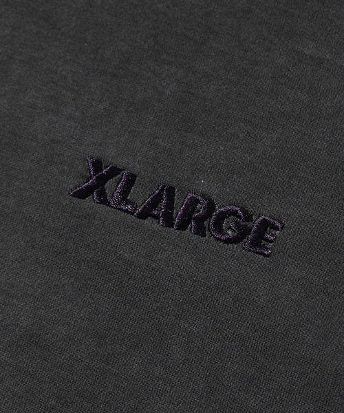 XLARGE(エクストララージ)の「STANDARD LOGO FADE S/S TEE(Tシャツ/カットソー・メンズ・オリーブ/パープル/ブラック・S/M/L/XL)」の11枚目の写真