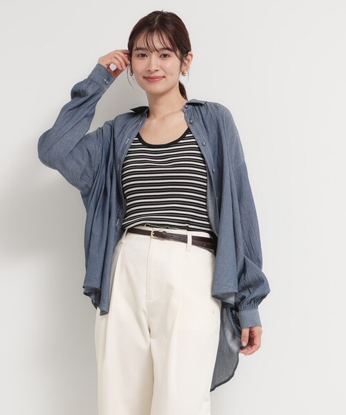 THE SHOP TK (ザ ショップ ティーケー )の「12mmナローベルト(ベルト・レディース・ブラック/ダークブラウン・00)」の8枚目の写真