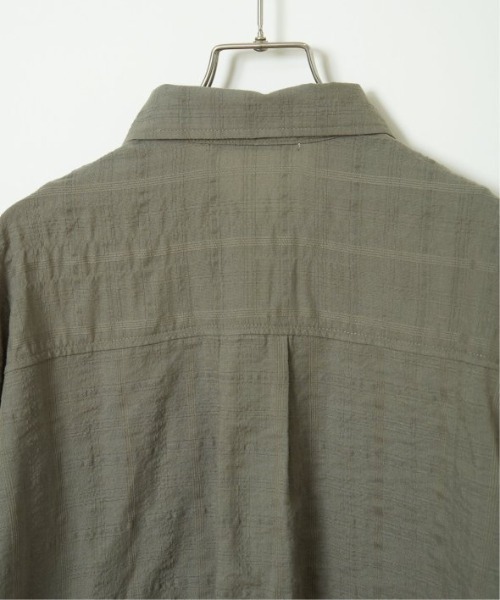 LBC(エルビーシー)の「ジャカードダブルポケットシャツジャケット(シャツ/ブラウス・レディース・チャコール/カーキ/ベージュ・M)」の4枚目の写真