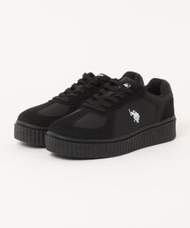 【U.S.POLO ASSN.】ユーエスポロアッスン 厚底コートタイプスニーカー PL00813