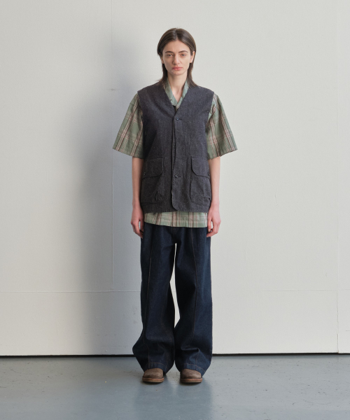 HORLISUN(ホーリーサン)の「Weaver Slik Denim Vest Black(ベスト・メンズ・その他・SMALL/MEDIUM/LARGE)」の6枚目の写真