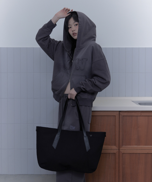 HAVEAWHALE(ハブアホエール)の「kio canvas bag (BK)(ショルダーバッグ・レディース・その他・FREE)」の4枚目の写真