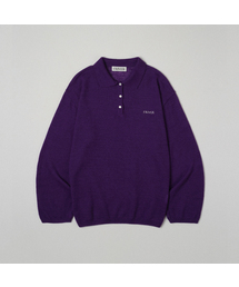 Loose fit collar wool knit [FRSP05NT02]_Violet