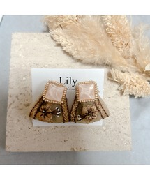 【Lily accessory】インド刺繡イヤリング(MA)
