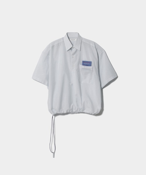 beautiful people(ビューティフルピープル)の「endonend cotton silk big QOL tag shirts(シャツ/ブラウス・レディース・ブルーグレー/ライトブルー・36/38/40/34)」の9枚目の写真