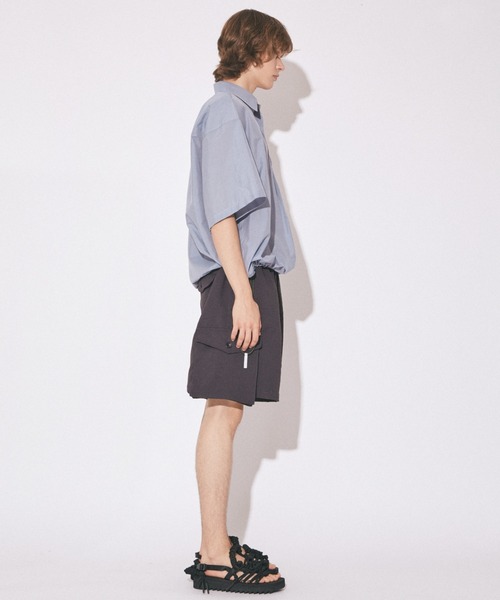 beautiful people(ビューティフルピープル)の「endonend cotton silk big QOL tag shirts(シャツ/ブラウス・レディース・ブルーグレー/ライトブルー・36/38/40/34)」の6枚目の写真